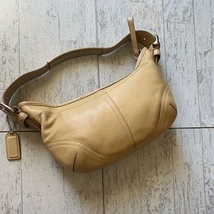 Yellow Coach bag LIKE NEW!